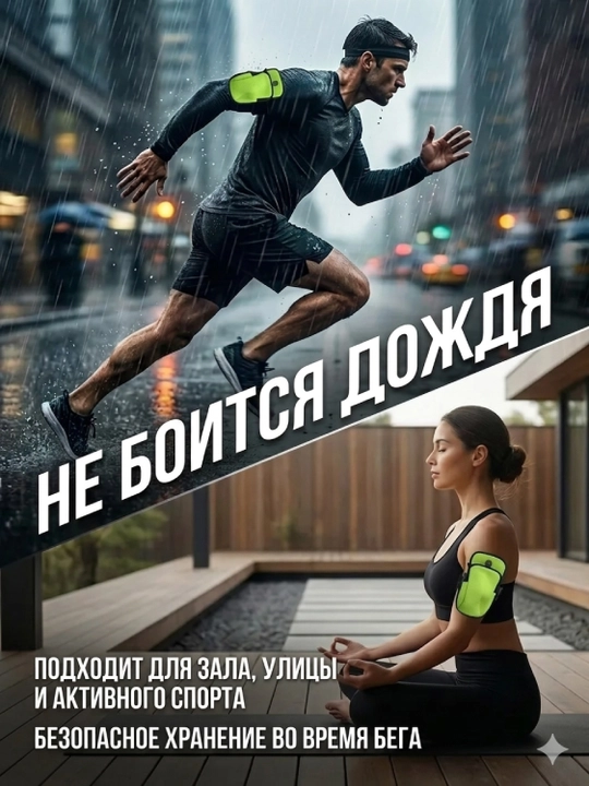 Спортивная сумка для бега: на пояс и на руку, для телефона и бутылки