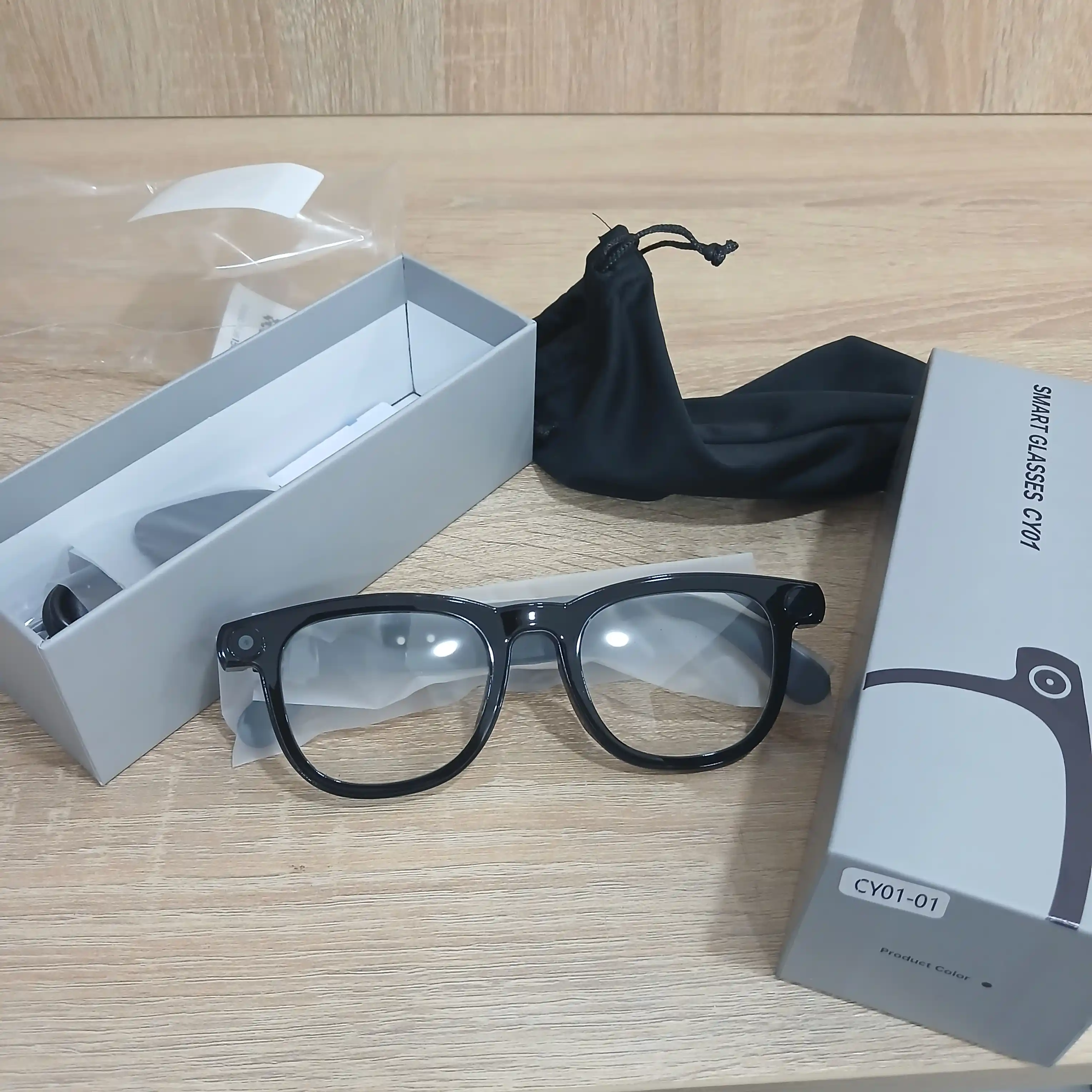 SMART GLASSES CY01 умные очки с функцией ИИ - оснащены камерой Bluetooth и защитой от воды
