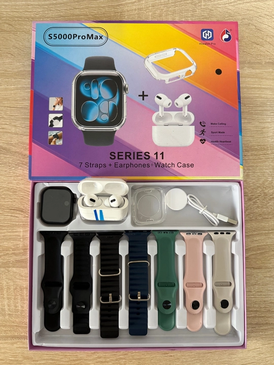 Smart watch S2000/ V11 Pro Max, Seres11 46mm, 10 ремешков, для повседневного использования - 
