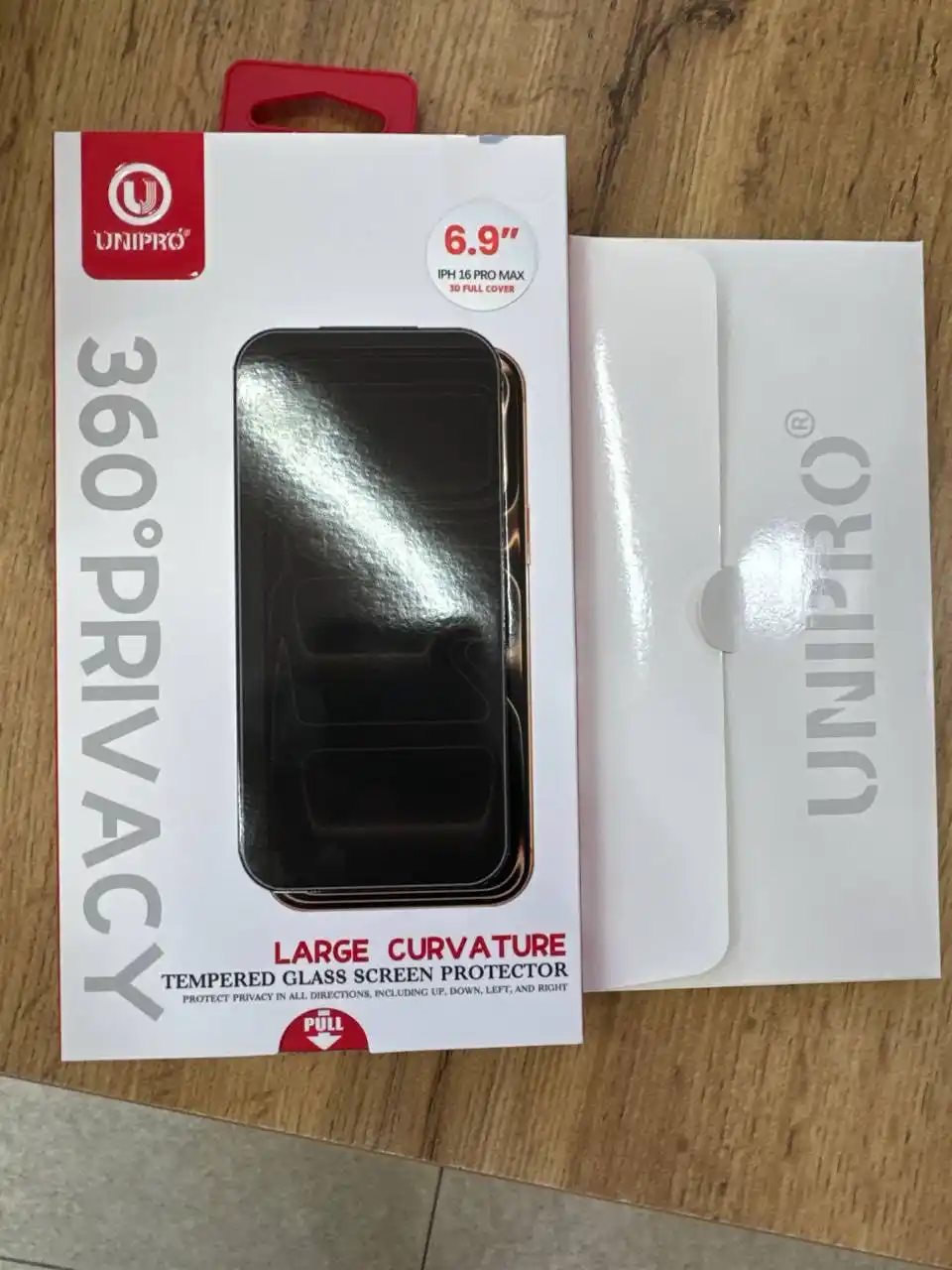 UNIPRO 360-градусная защитная пленка для экрана для iPhone 13-17PM, антишпионские стекла
