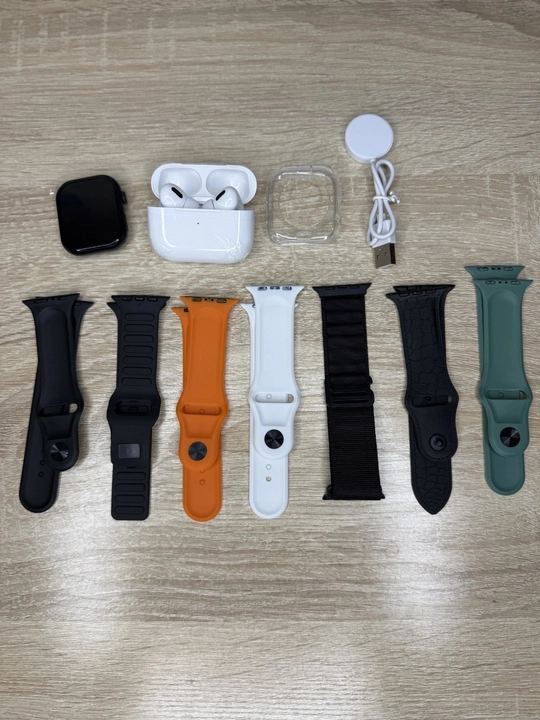 Smart watch S2000 / V11 ProMax, Seres 11 46mm, 10 ta remen, sport va kundalik foydalanish