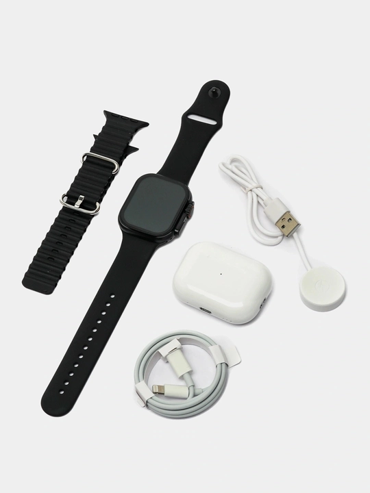 Smart watch S2000/ V11 Pro Max, Seres11 46mm, 10 ремешков, для повседневного использования