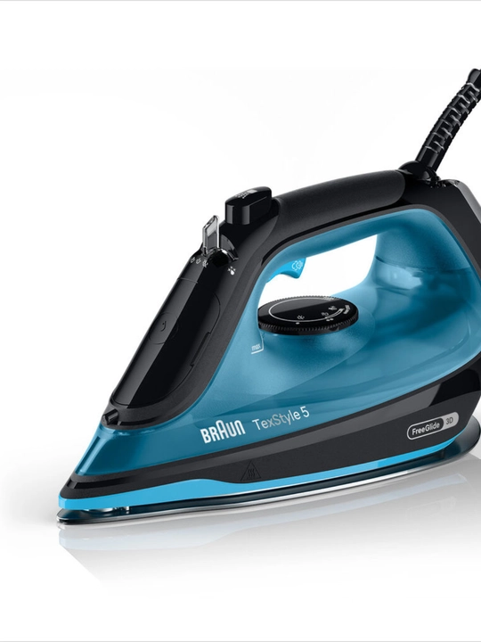 Bugʻli dazmol Braun SI5256BL TexStyle 5, 2600 Vt, bugʻ zarbasi 210 g/min