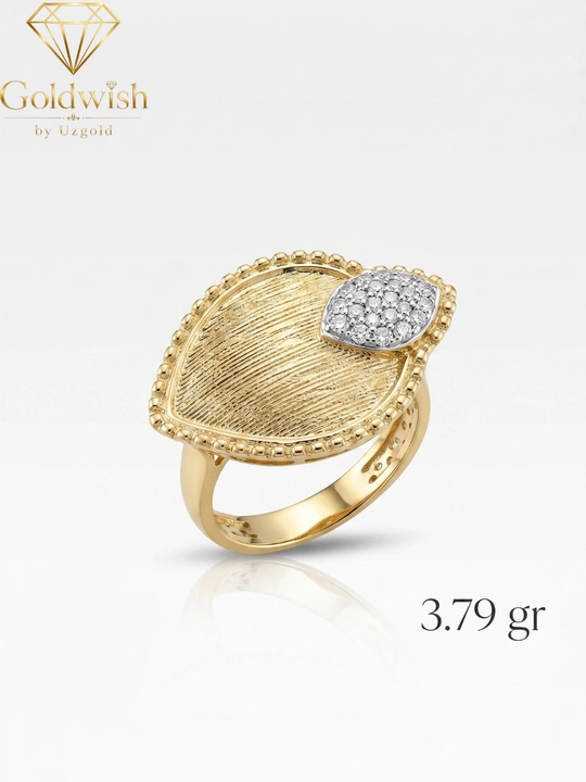 Золотые кольцо для женщин, 3,79 гр, золото 585 пробы, GOLDWISH - 