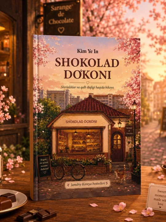 Xotiralar kitob do‘koni, Orzular kitob do‘koni, Shokolad do‘koni, Qalbni ilituvchi tushlik - 