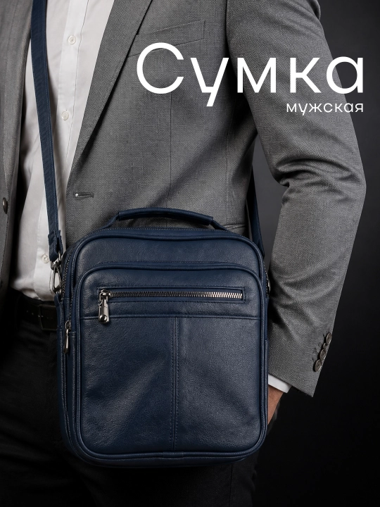 Erkaklar uchun yelkama sumka - 