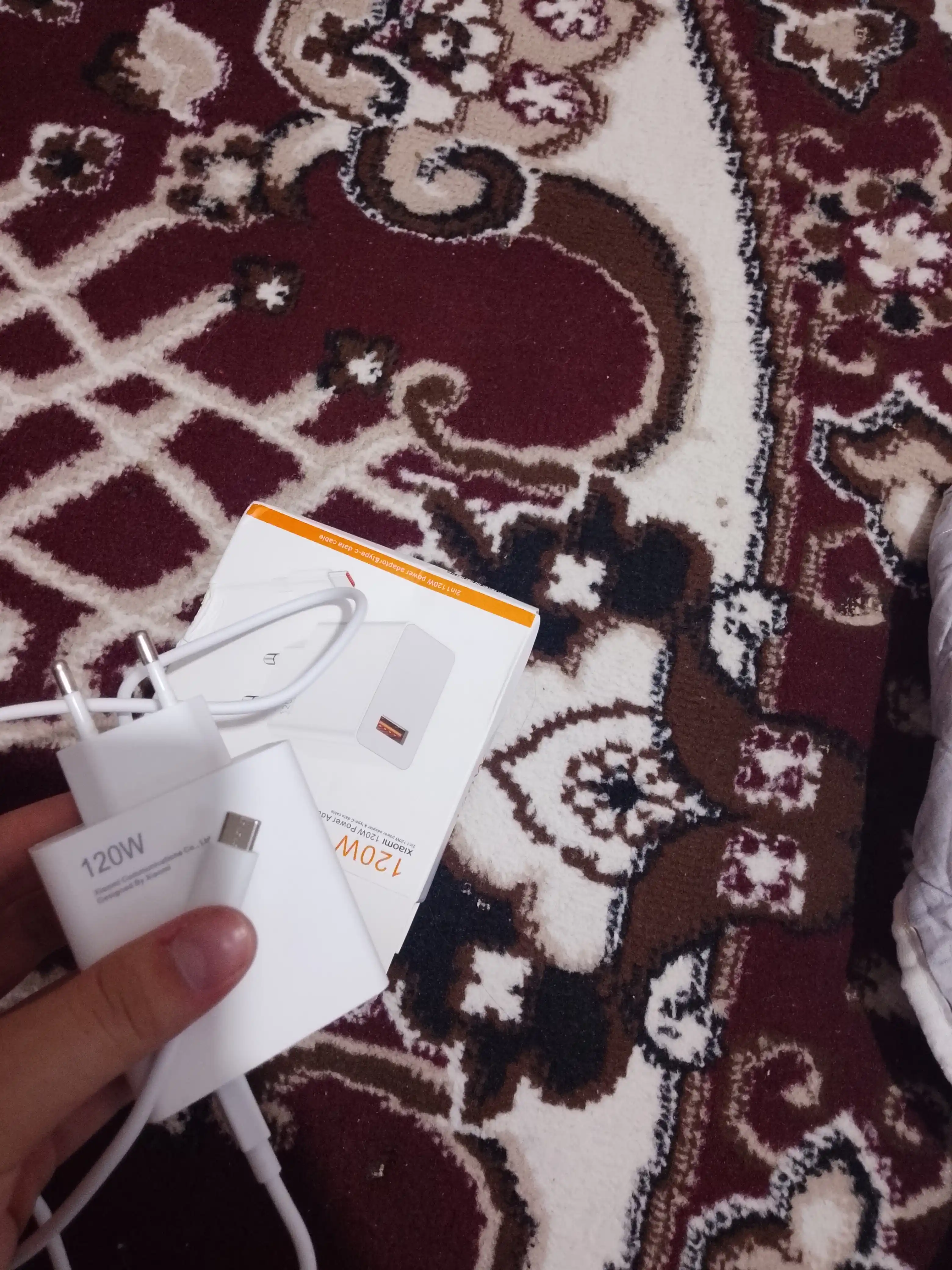 Samsung va Xiaomi Redmi uchun tezkor quvvatlash qurilmasi 120 Vt 67 Vt 33 Vt Type-C kabeli