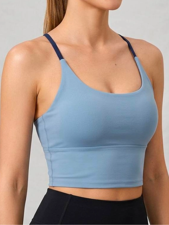 Yuqori sport, ayollar, fitnes, yoga, yugurish, yozgi, asosiy, qisqartirilgan mayka - 