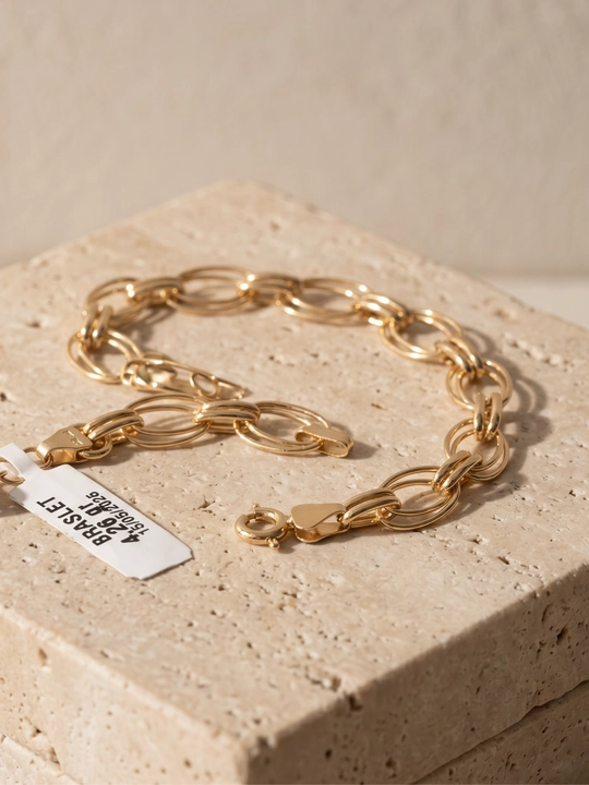 Золотой браслет GOLDWISH, Royal Chain, 585 проба, вес 4,26 г, размер 18–21