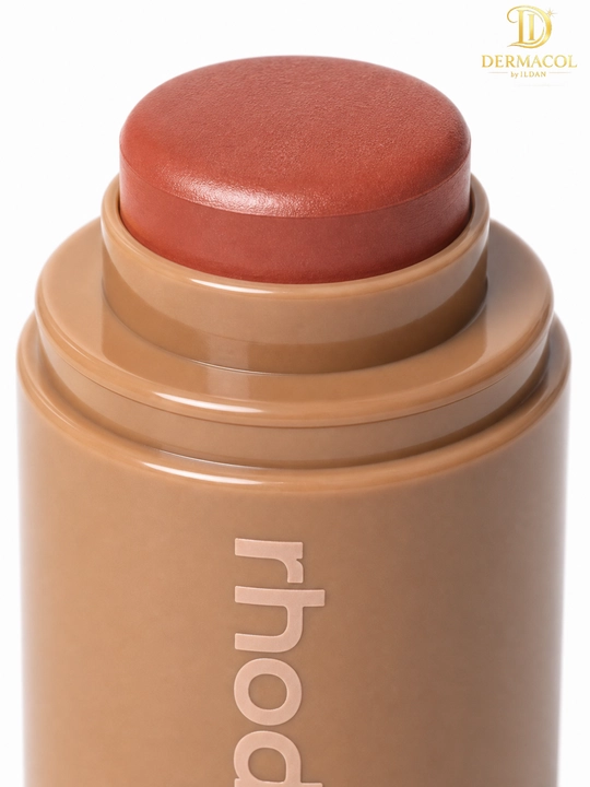 Кремовые румяна стик для лица и губ RHODE Pocket Blush Freckle нейтральный персиковый тон