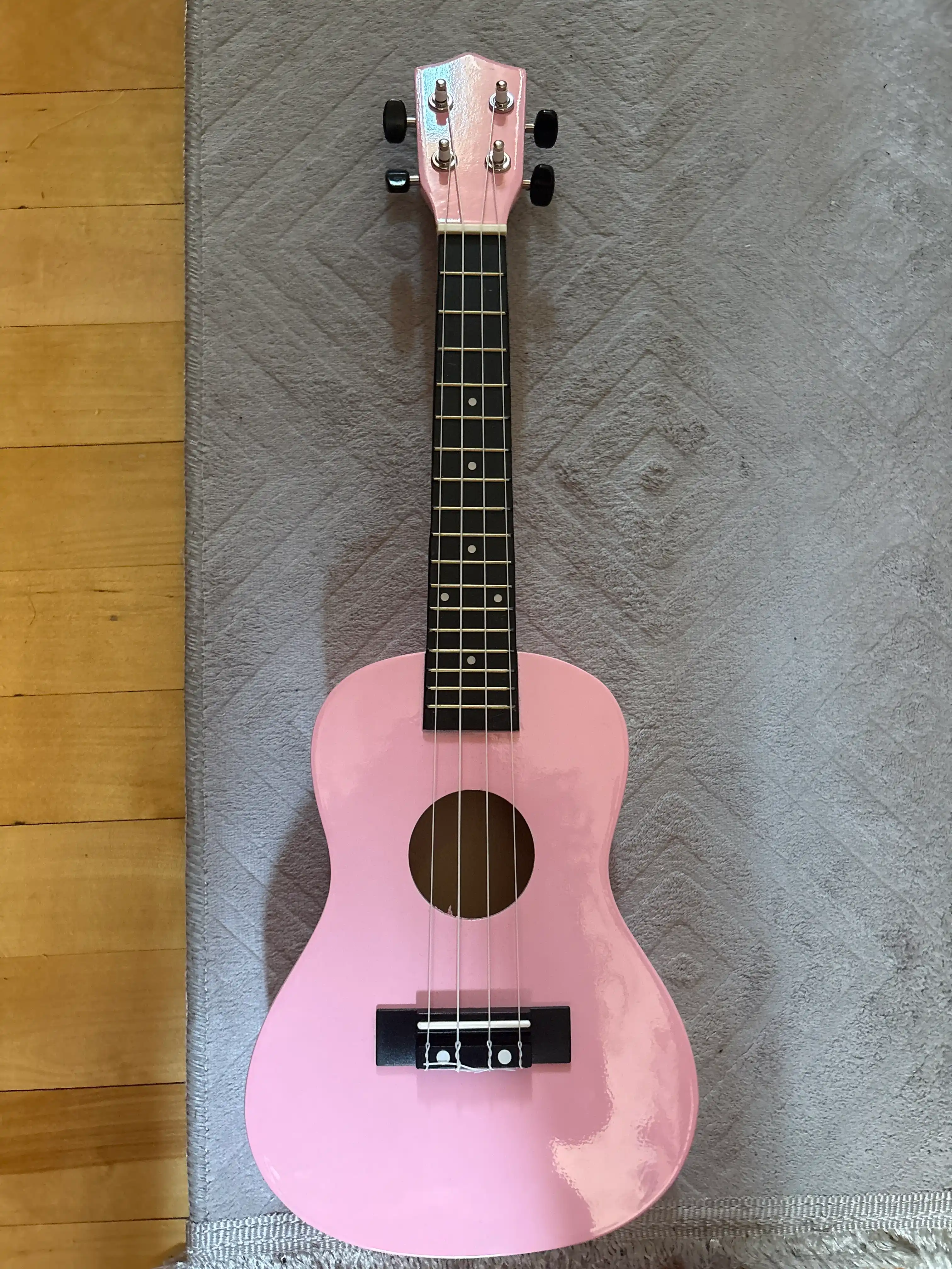 Konsert ukulelesi, 58 sm, musiqa asboblari to‘plami, mini gitara