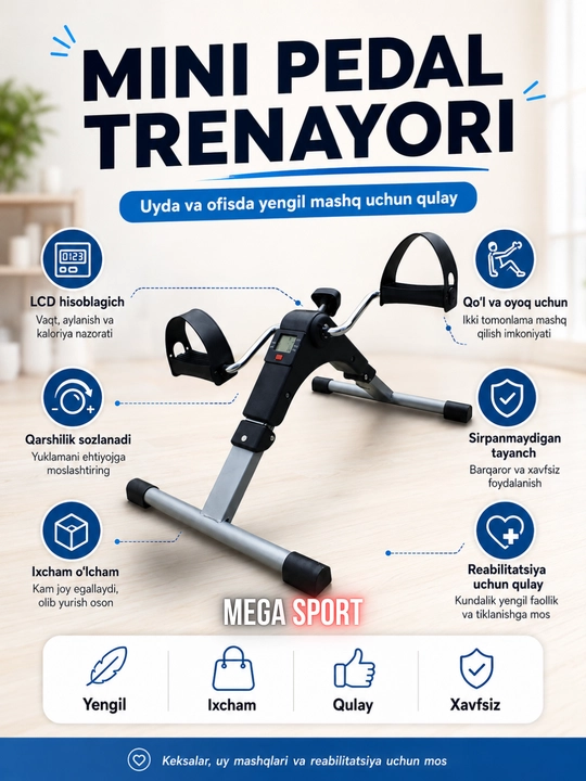 Mini mashq velosipedi