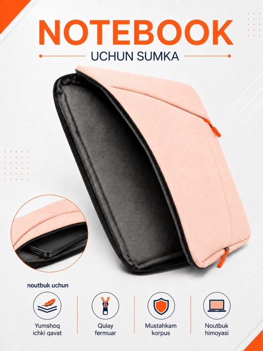 Noutbuk va MacBook uchun suvga chidamli biznes sumka