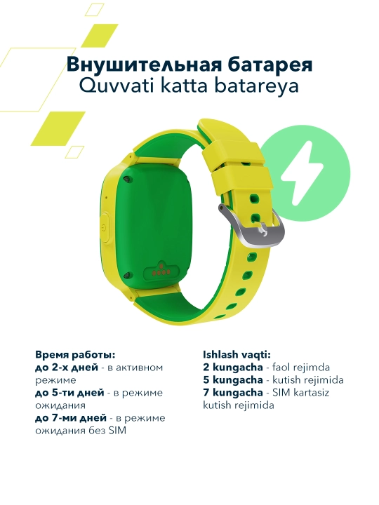 Детские смарт часы Canyon Sunny KW 48, 4G, LTE с GPS трекером и видеозвонком