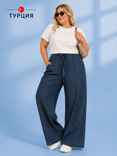 Ayollar palazzo shimlari,ayollar keng oyoqli shimlari, XL 2XL 3XL 4XL o'lchamlari, Turkiya