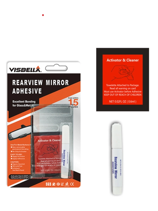 VISBELLA Rearview Mirror Adhesive – Клей для крепления салонного зеркала автомобиля