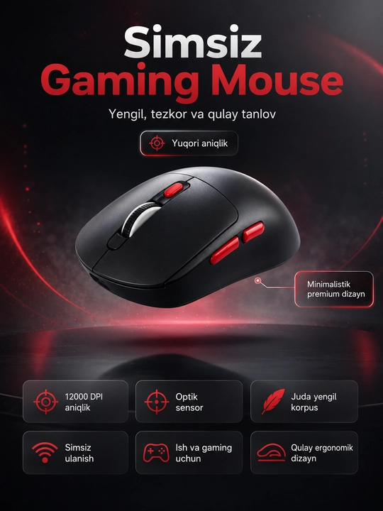 Logitech Superlight usulubidagi GPW o‘yin sichqonchasi - 