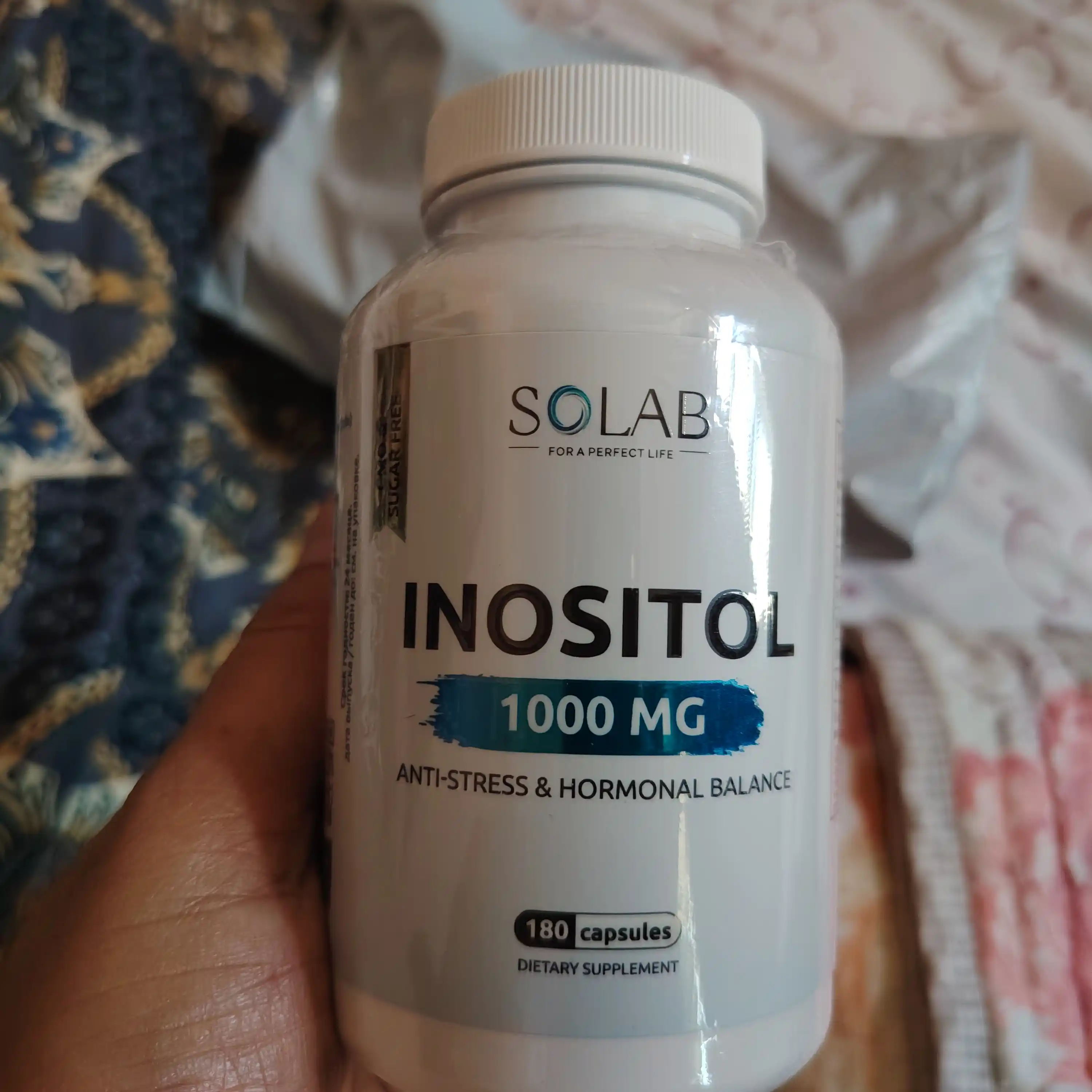 Инозитол, SOLAB, 180 капсул
