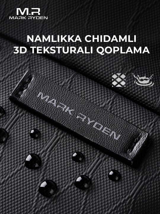 Ryukzak Mark Ryden MR1106 15.6" noutbukga, erkak va ayol uchun, o’qishga, ofisga, Oxford