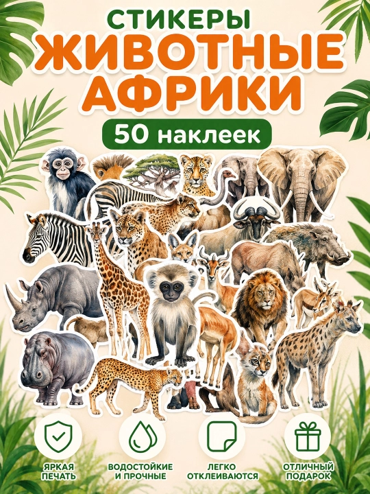 Stikerlar, skrapbuking, noutbuk stikerlari, sabzavotlar, mevalar, daraxtlar, hayvonlar - 