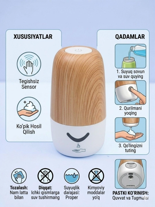 Avtomatik suyuq sovun dispanseri