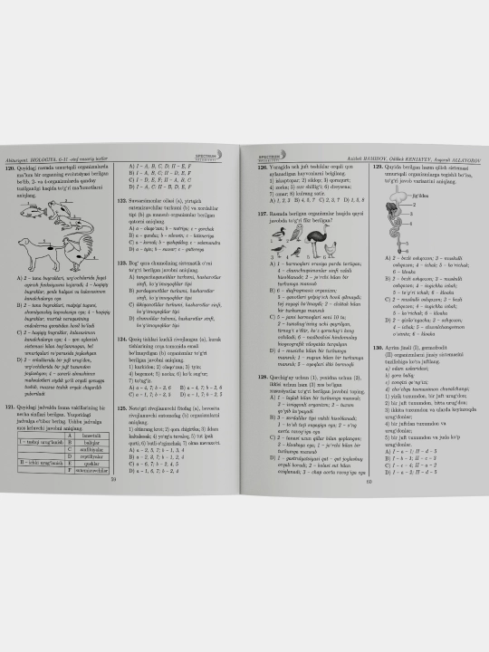 Абитуриент. Биология. 6–11-синф назарий тестлар