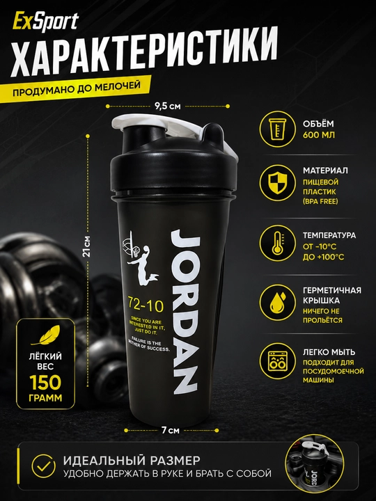 Sport sheykeri, sport, protein, kokteyllar uchun butilka