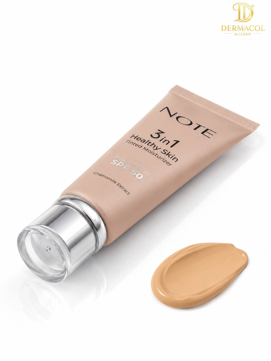 Тонирующий крем для лица NOTE 3 in 1 Healthy Skin Chamomile Extract