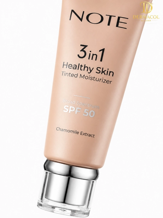 Тонирующий крем для лица NOTE 3 in 1 Healthy Skin Chamomile Extract