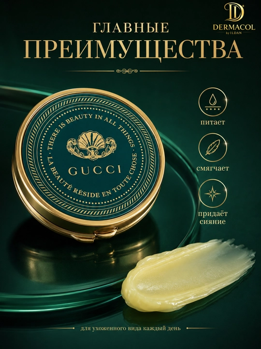 Универсальный бальзам для губ лица рук GUCCI Baume Nourrissant Universel Baume Nourrissant
