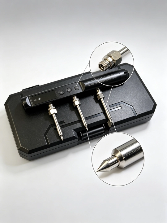USB Type-C qayta zaryadlanadigan portativ simsiz payvandlagich, 5V 12 Vt harorat nazorati