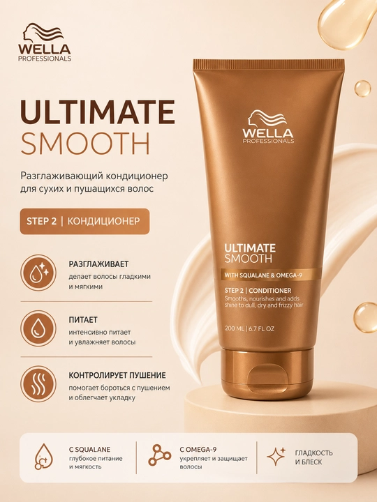 ULTIMATE SMOOTH Бальзам для сухих и тусклых волос