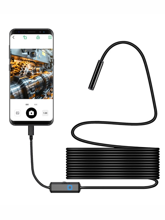 Egiluvchan suvga chidamli USB-endoskop 7 mm diagnostik kamera