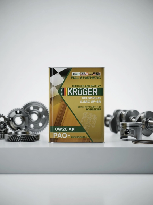 Toʻliq sintetik motor moyi KRÜGER Spitzenklasse 0W-20, 4L - 