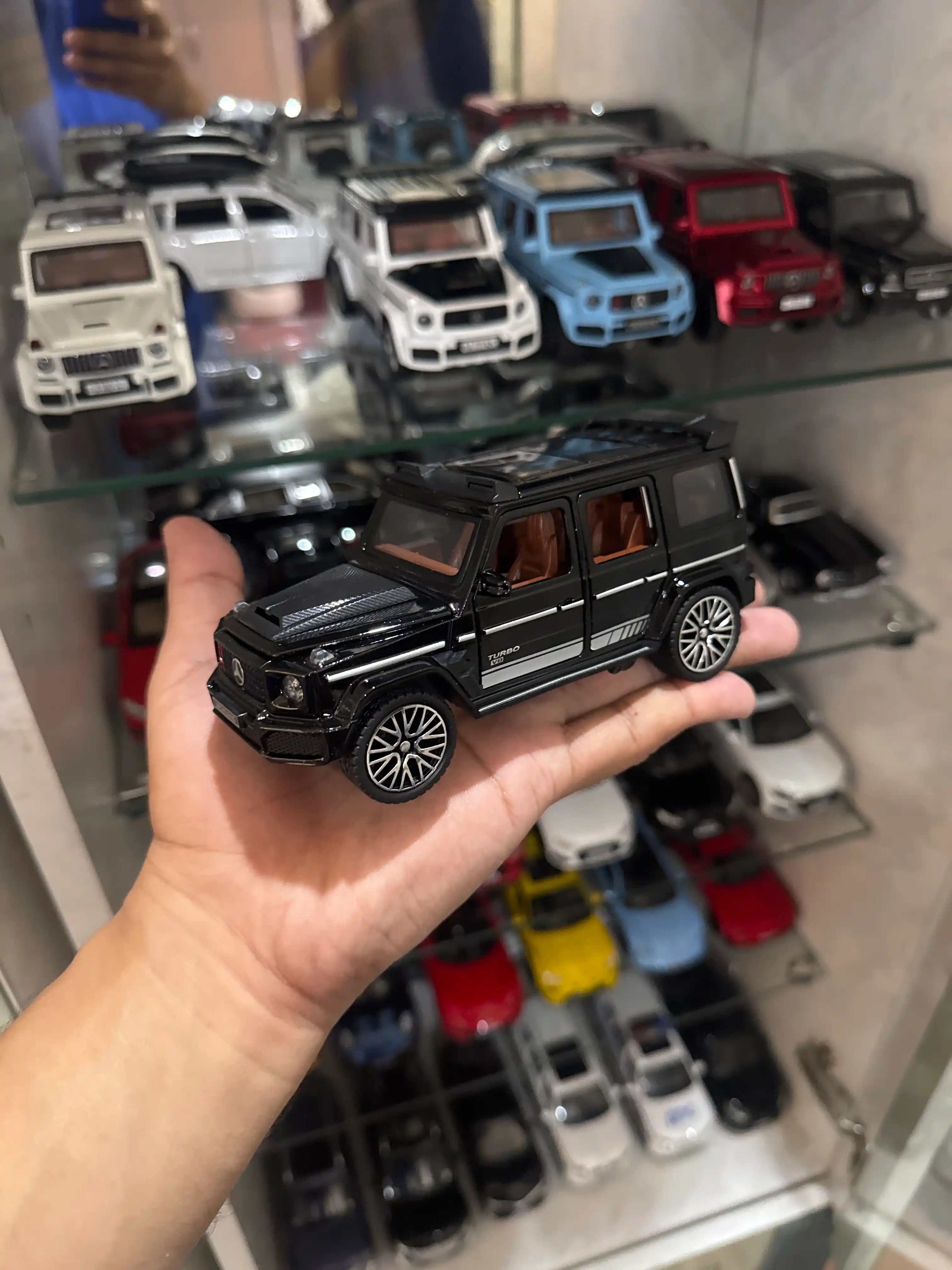 Mercedes-Benz G800 Brabus 1:32 LJX — металлическая модель внедорожника двери свет и звук