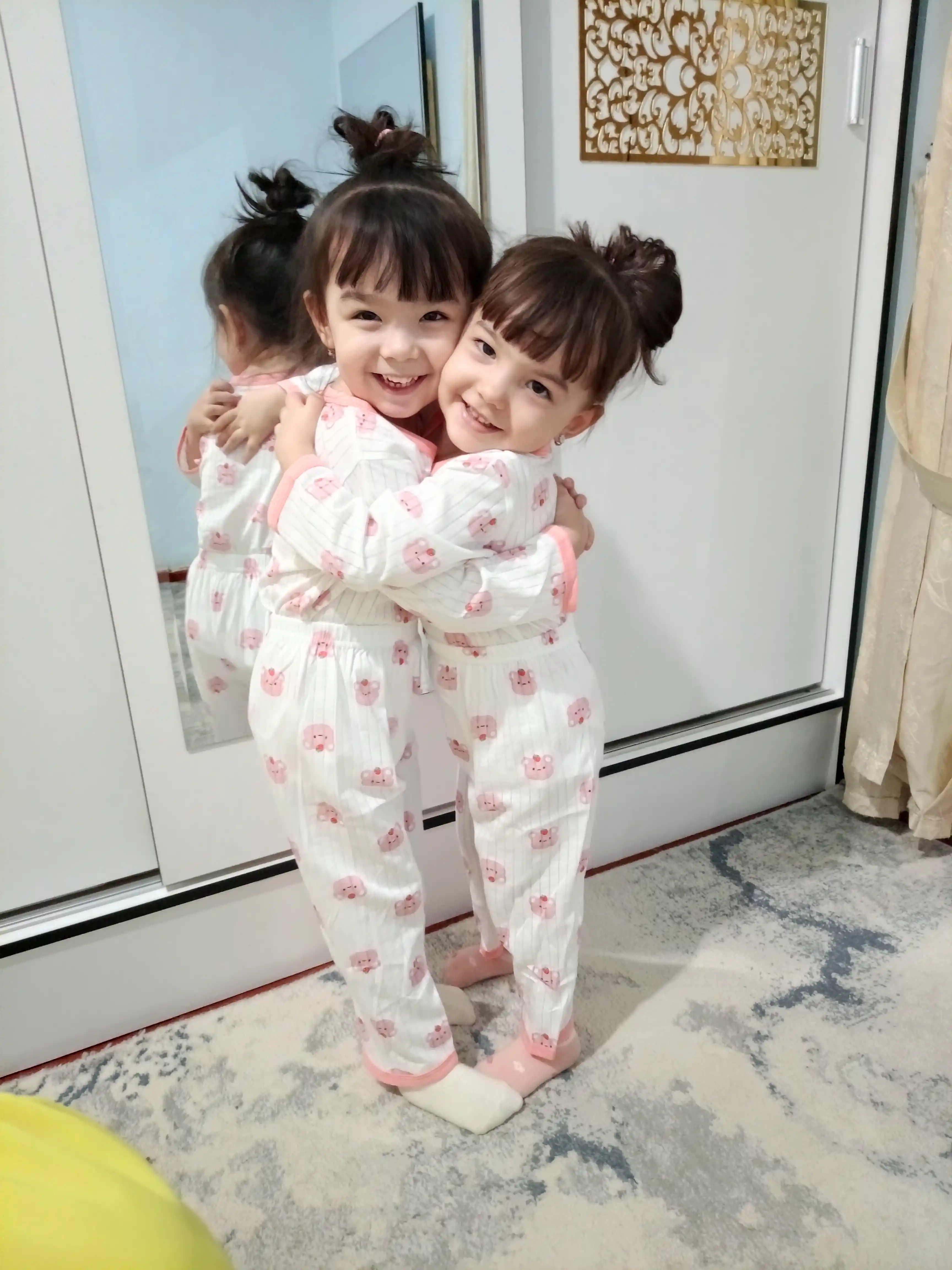 Детский комплект, пижама, хлопок, футболка, штаны, 0-6 лет, одежда для дома