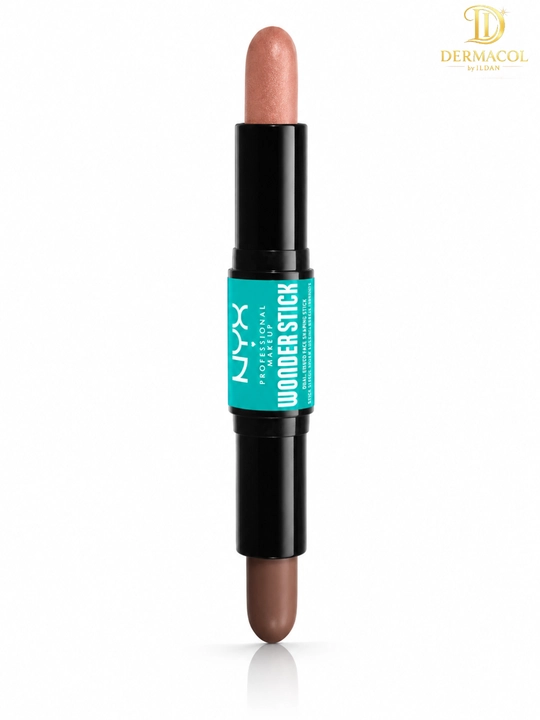 Двойной кремовый стик для скульптуринга лица NYX Professional Wonder Stick Light Medium
