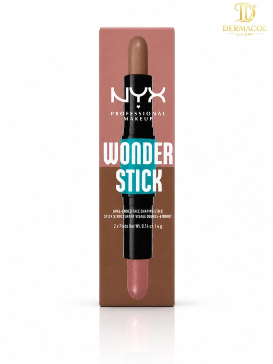 Двойной кремовый стик для скульптуринга лица NYX Professional Wonder Stick Medium Fan