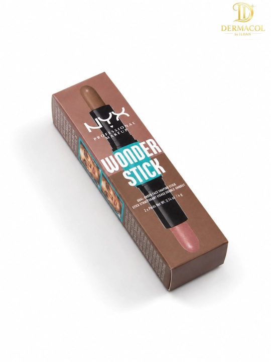 Двойной кремовый стик для скульптуринга лица NYX Professional Wonder Stick Medium Fan