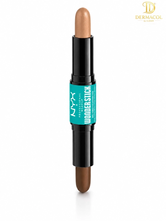 Двойной кремовый стик для скульптуринга лица NYX Professional Wonder Stick Medium Fan