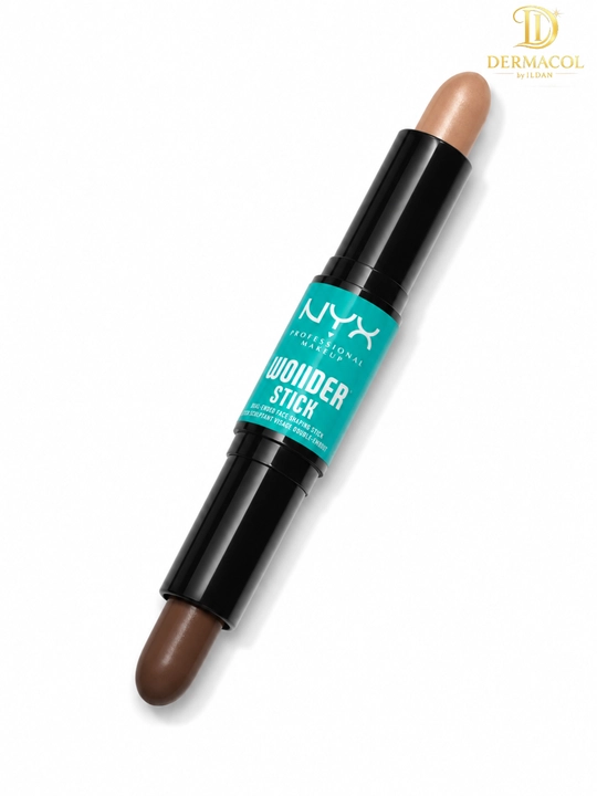 Двойной кремовый стик для скульптуринга лица NYX Professional Wonder Stick Medium Fan