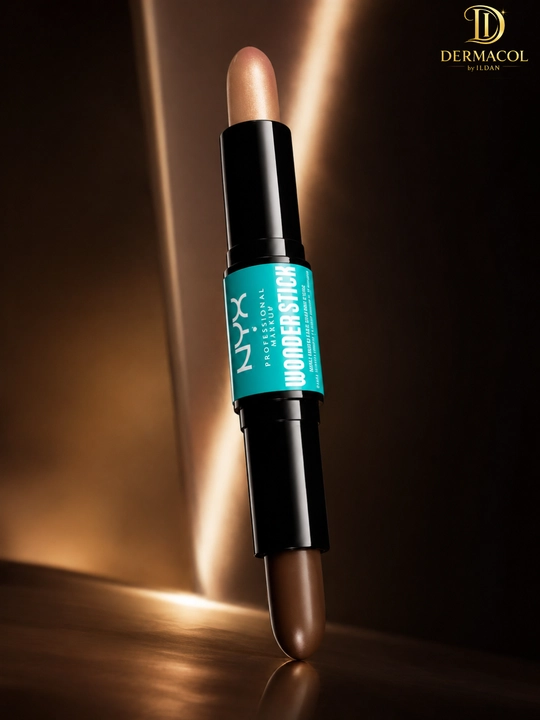 Двойной кремовый стик для скульптуринга лица NYX Professional Wonder Stick Medium Fan
