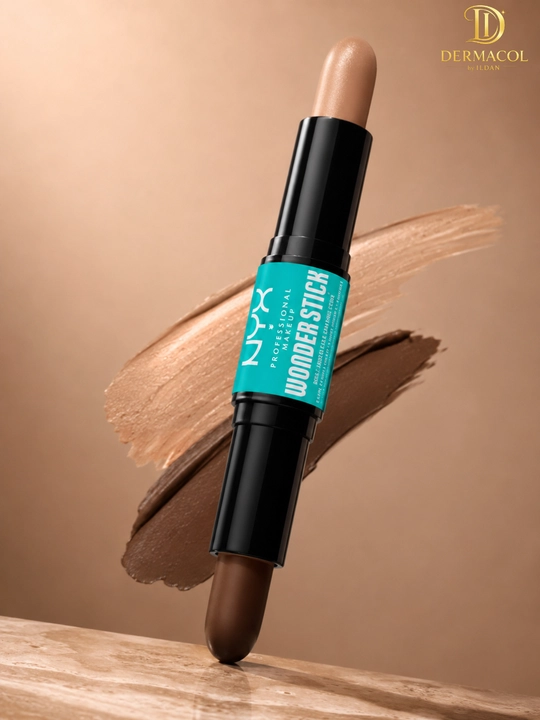Двойной кремовый стик для скульптуринга лица NYX Professional Wonder Stick Medium Fan