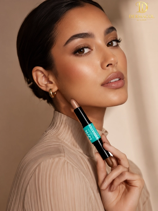Двойной кремовый стик для скульптуринга лица NYX Professional Wonder Stick Medium Fan
