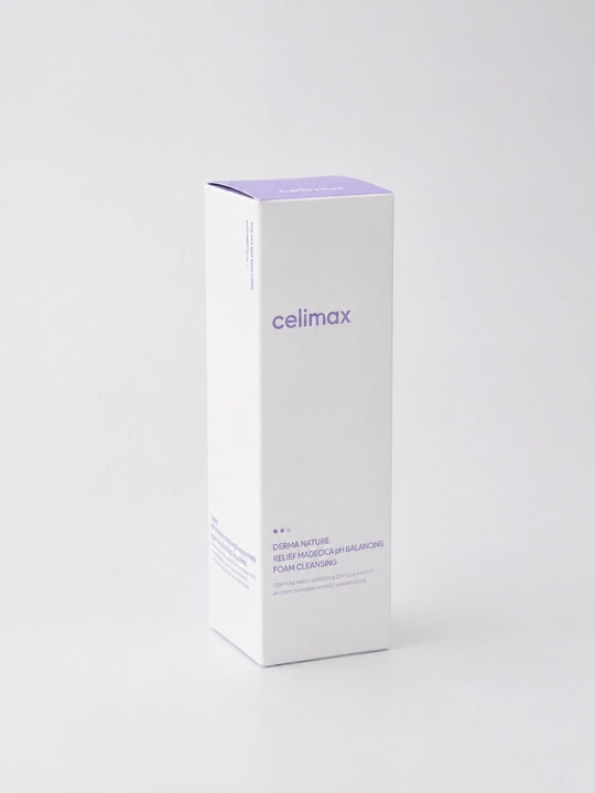 Celimax Derma Nature Relief Madecica  Balancing Foam Cleansing yuz uchun univalka celimax