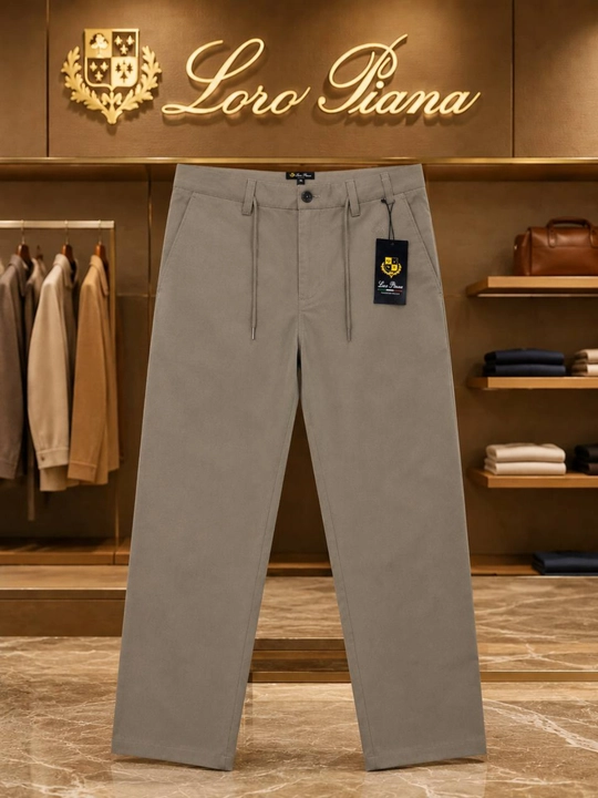 Loro Piana klassik yozgi shim yengil, qulay - 