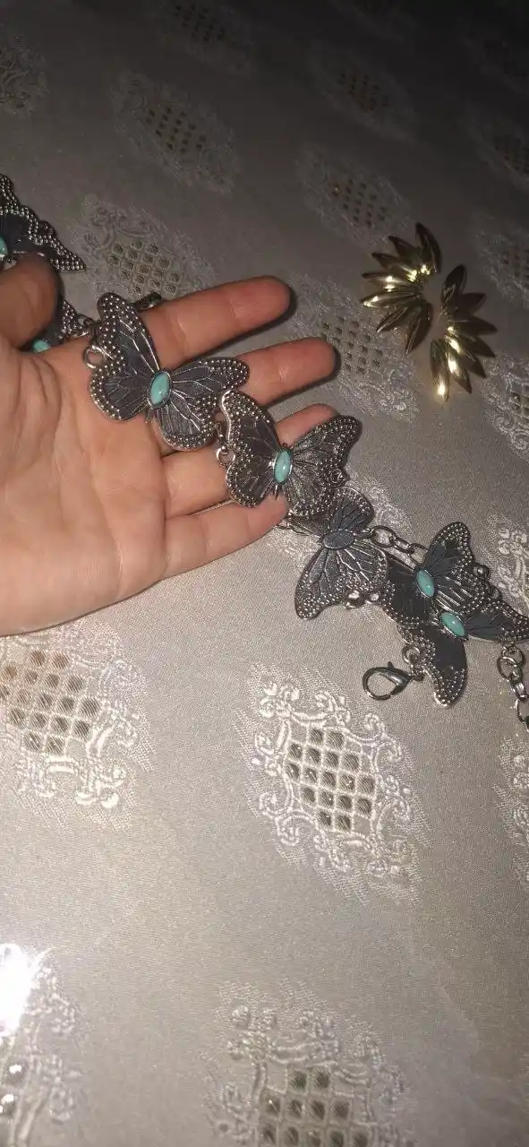 Ayollar uchun belga taqiladigan zanjir, kamar, bel kamari, poyasok, ko'ylak kamari