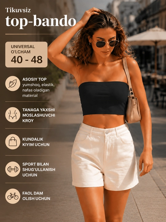 Ayollar ustki kiyimi/ayollar maykasi, asosiy, bir xil rangli, silliq, choksiz, bog‘ichsiz