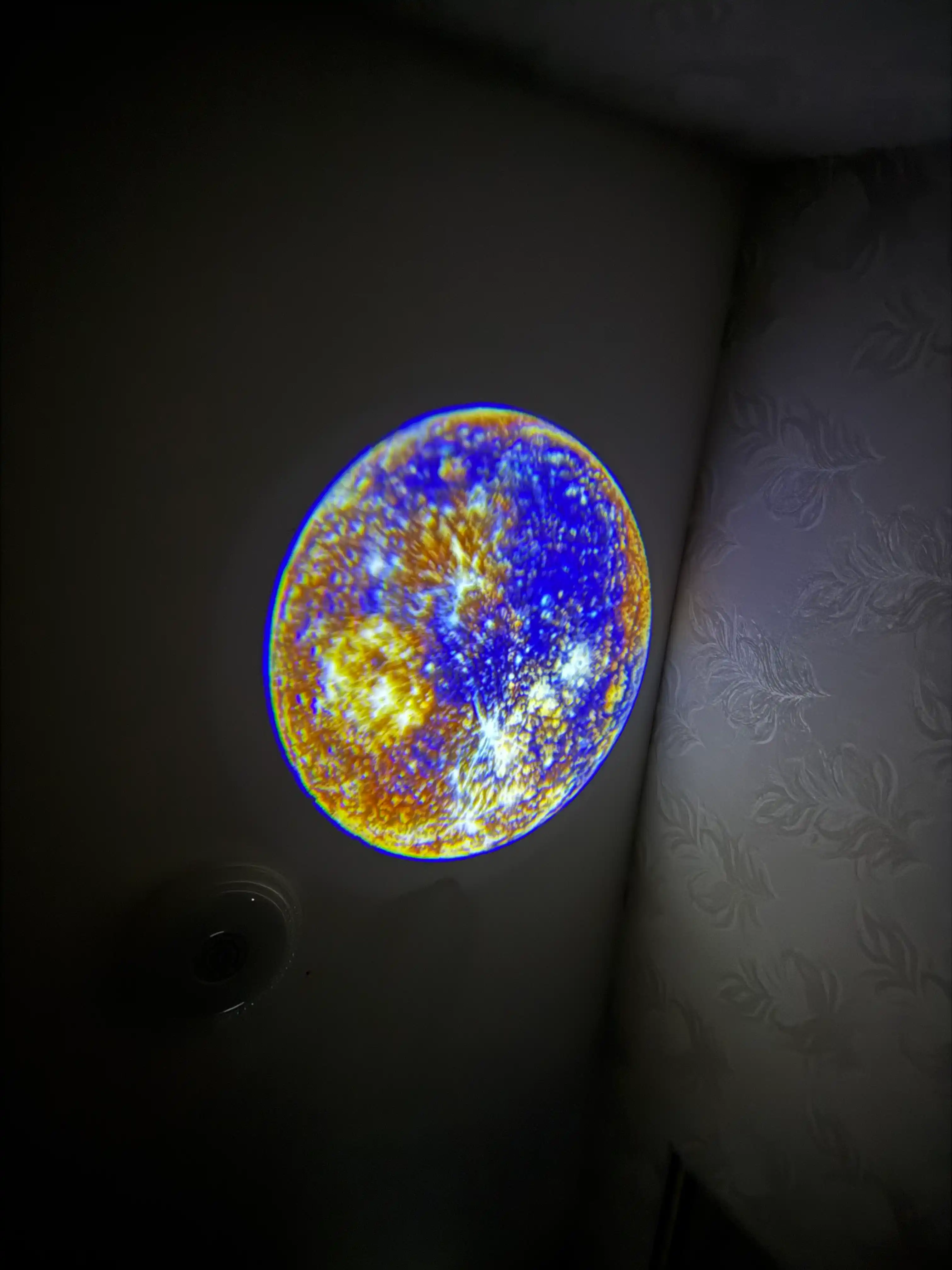 Космический LED-проектор с 10 сменными линзами, ночник планет, USB, для комнаты и подарка