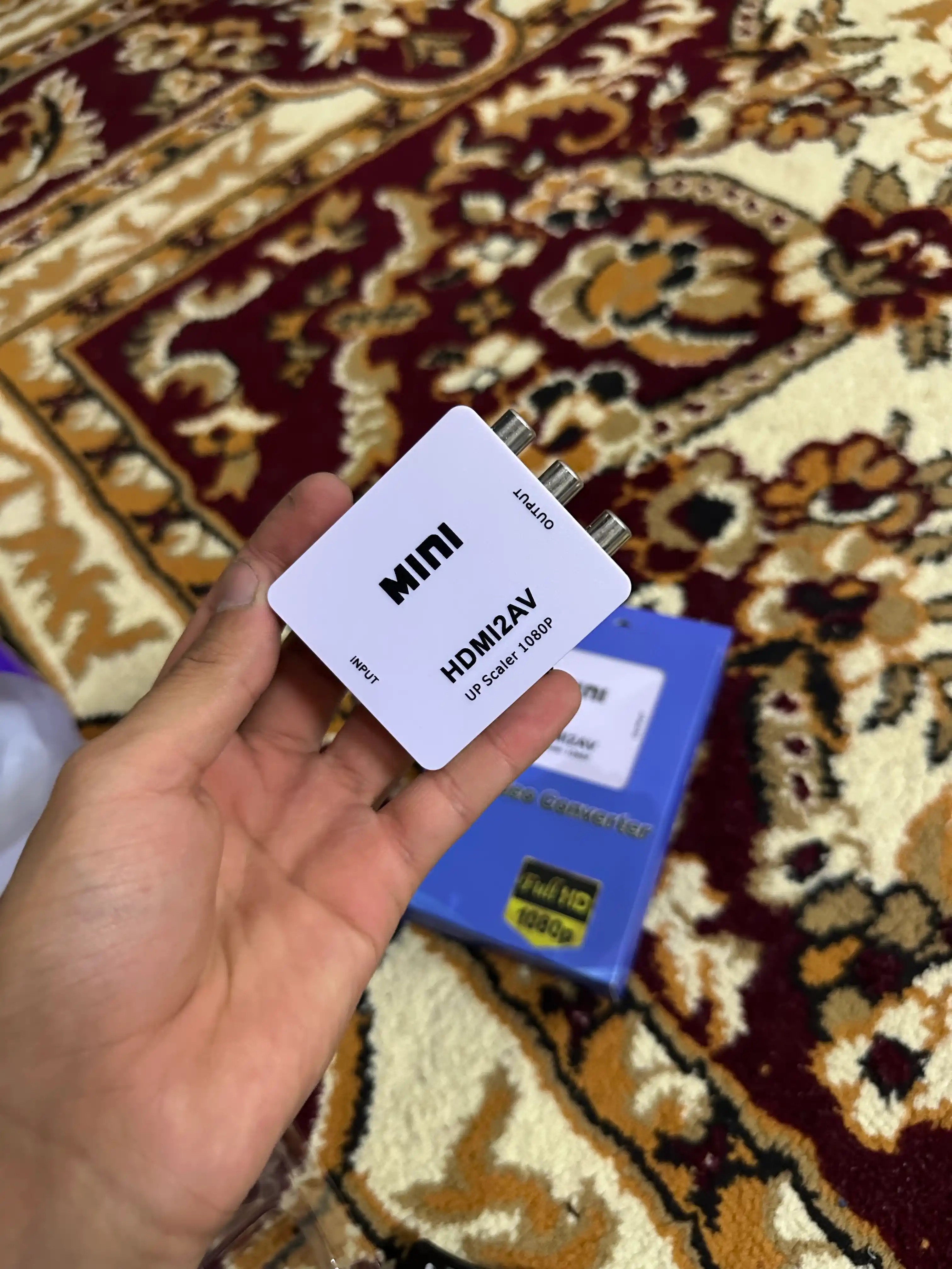 HDMI dan AV (RCA) ga va AV dan HDMI ga konverter, video adapter